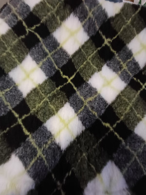 VETBED DELUXE Paklājs ar gumijotu pamatni no bieza materiāla - rakstains